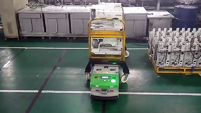 Boîte de commande matérielle d'AGV de chariot, vitesse de voyage guidée automatisée des robots 0-35m/Min