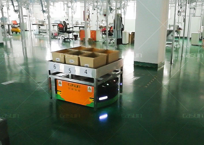 DC48V Automated Guided Vehicle Robot , Trackless Navigation Slam AGV Easy Installation